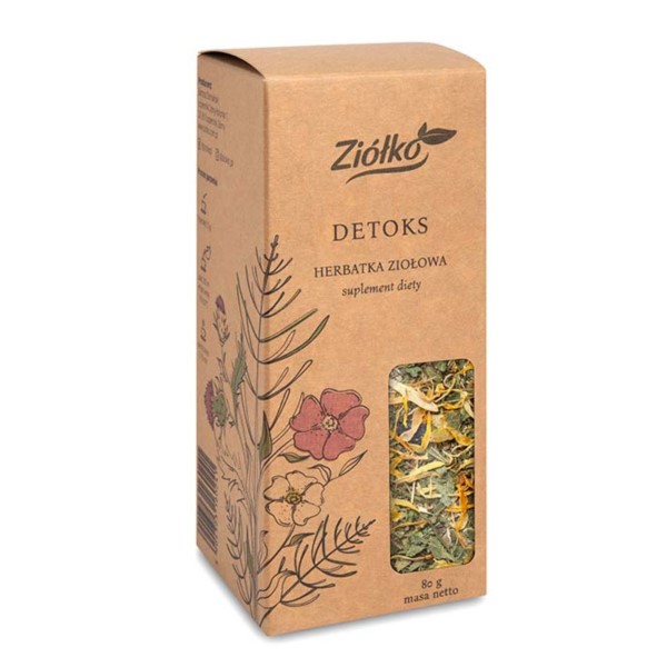 Ziółko Detox Herbatka Ziołowa 80 G Dobre Ziołko 6008